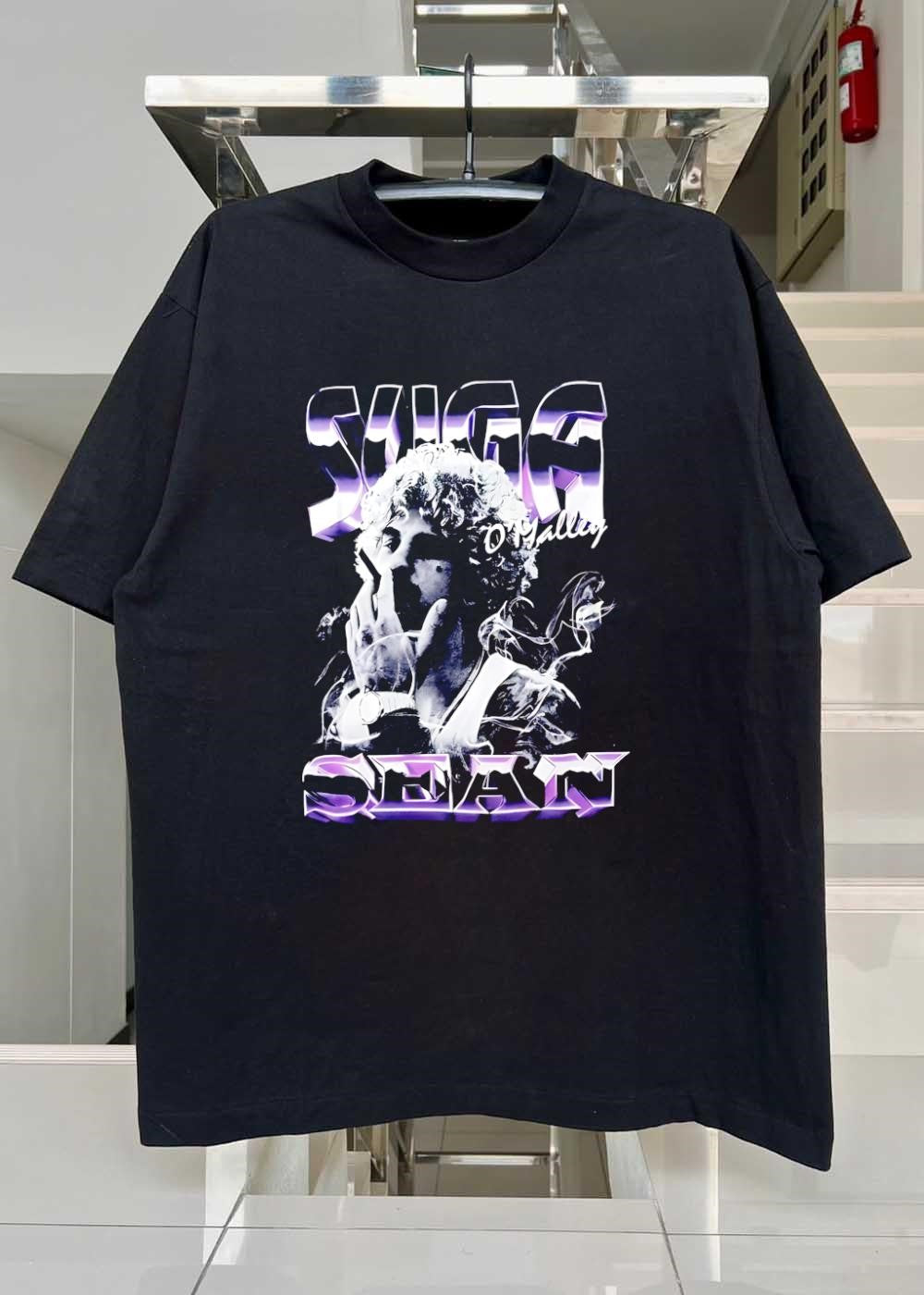 Suga O’Malley Smoking Sean Graphic shirt