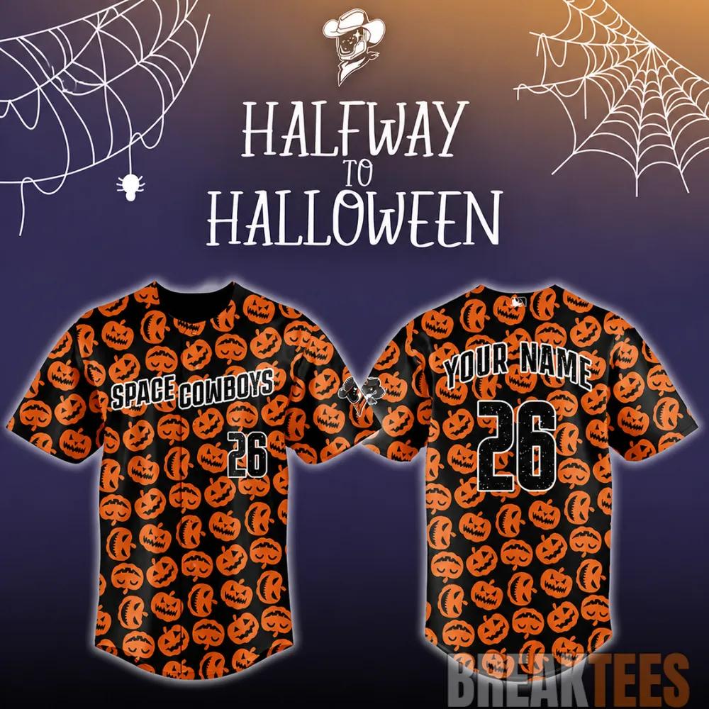 Sugar Land Space Cowboys 2026 Halfway To Halloween Baseball Jersey