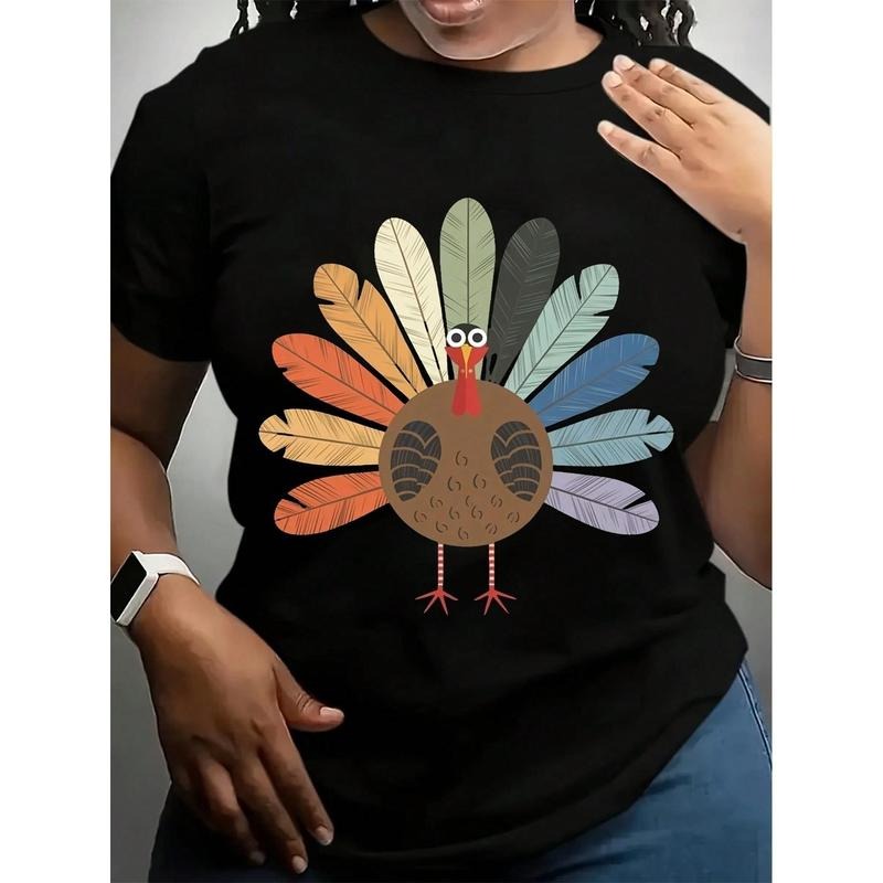 Women's Thanksgiving Graphic T-Shirt