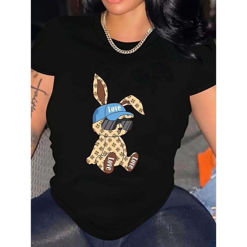 Exquisite Crew Neck Printed Cotton T - Shirt for Women - A Spring/Summer Must - Have with a Touch of Refinement, Flying...