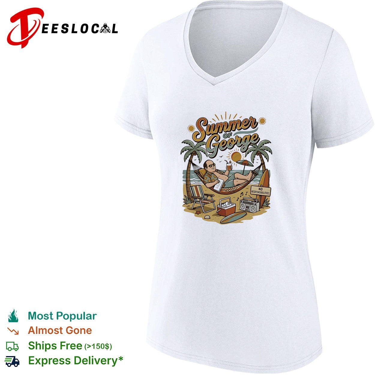 Summer Of George No Responsibilities Seinfeld retro shirt