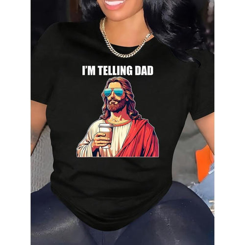 Women's "I'm Telling Dad" Graphic Tee