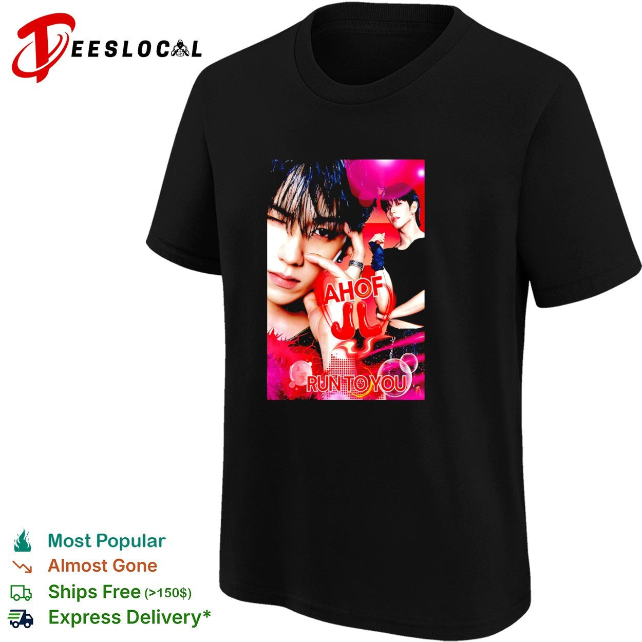 Sunoo and Jake Enhypen Ahof Jl Run To You Kpop shirt