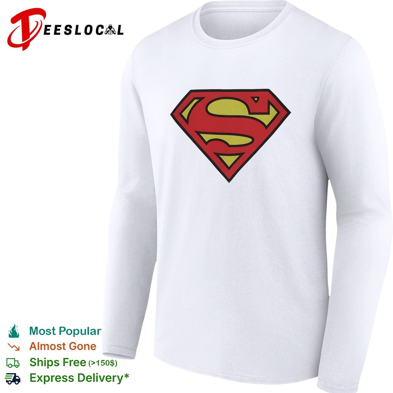 Superman S shield logo classic shirt