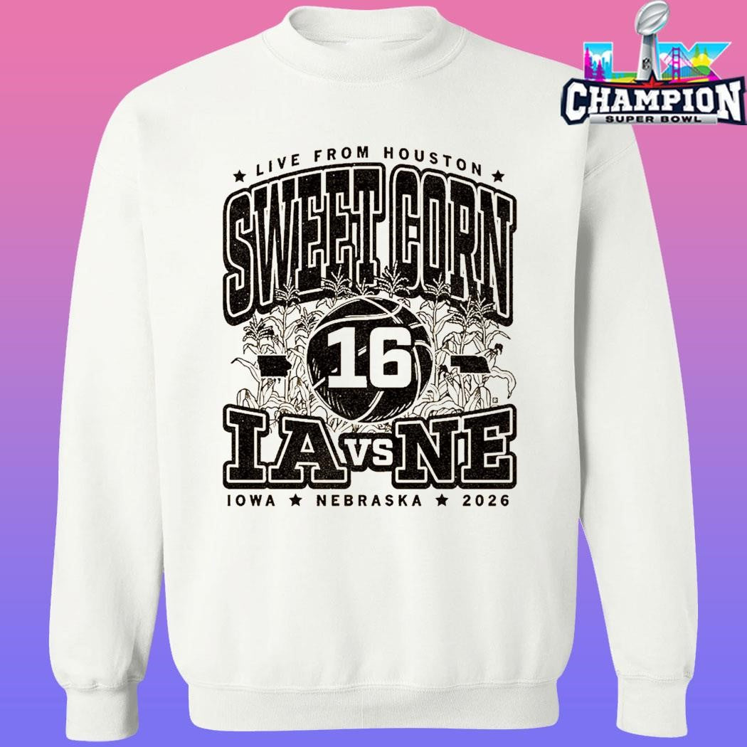 Sweet Corn 16 Iowa Vs Nebraska Live From Houston Shirt
