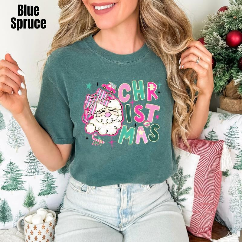 Sweet Santa Christmas Comfort Colors T-Shirt 'SBSNLB' Hoodie, Sweatshirt | PodTeesHub.com