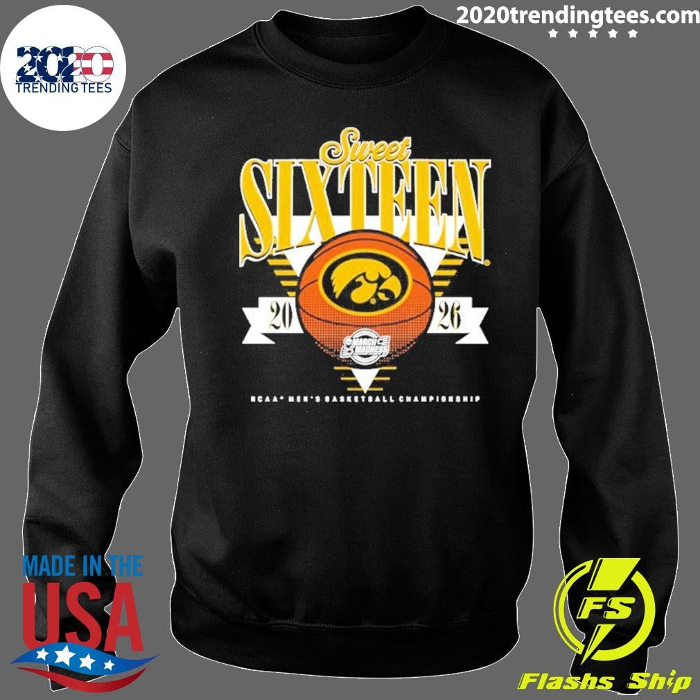 Sweet Sixteen Iowa Hawkeyes 2026 NCAA Men’s Basketball Tournament March Madness Shirt