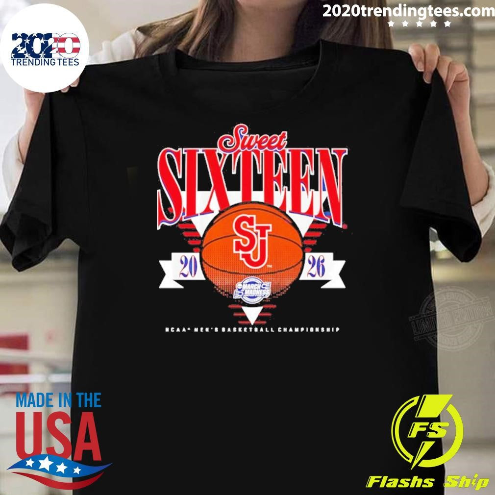 Sweet Sixteen St. John’s Red Storm 2026 NCAA Men’s Basketball Tournament March Madness Shirt