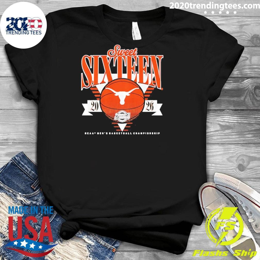 Sweet Sixteen Texas Longhorns 2026 NCAA Men’s Basketball Tournament March Madness Shirt