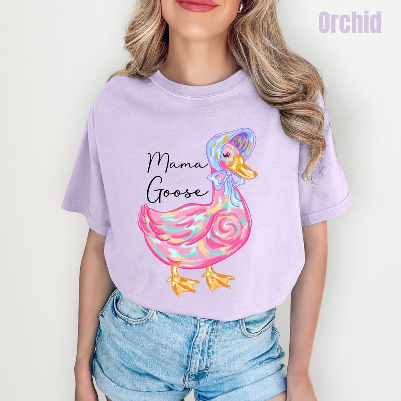 Swirl Mama Goose Comfort Colors T-Shirt 'NLB' Hoodie, Sweatshirt | PodTeesHub.com