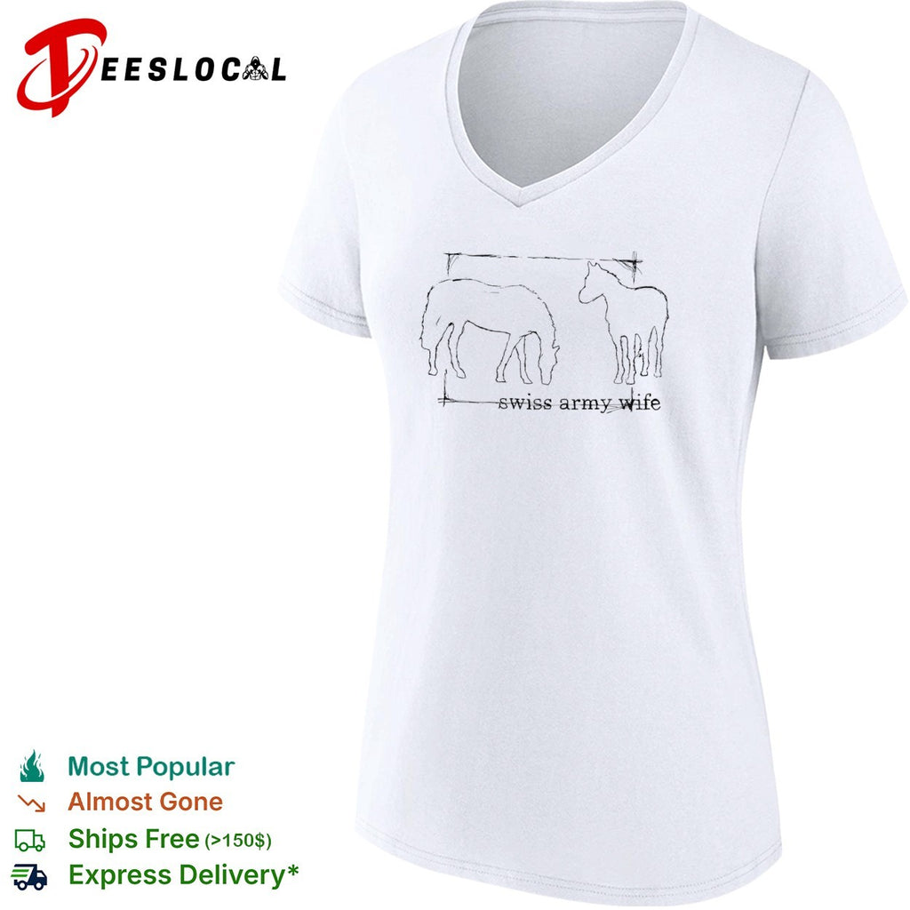 Swiss Army Wife horses shirt