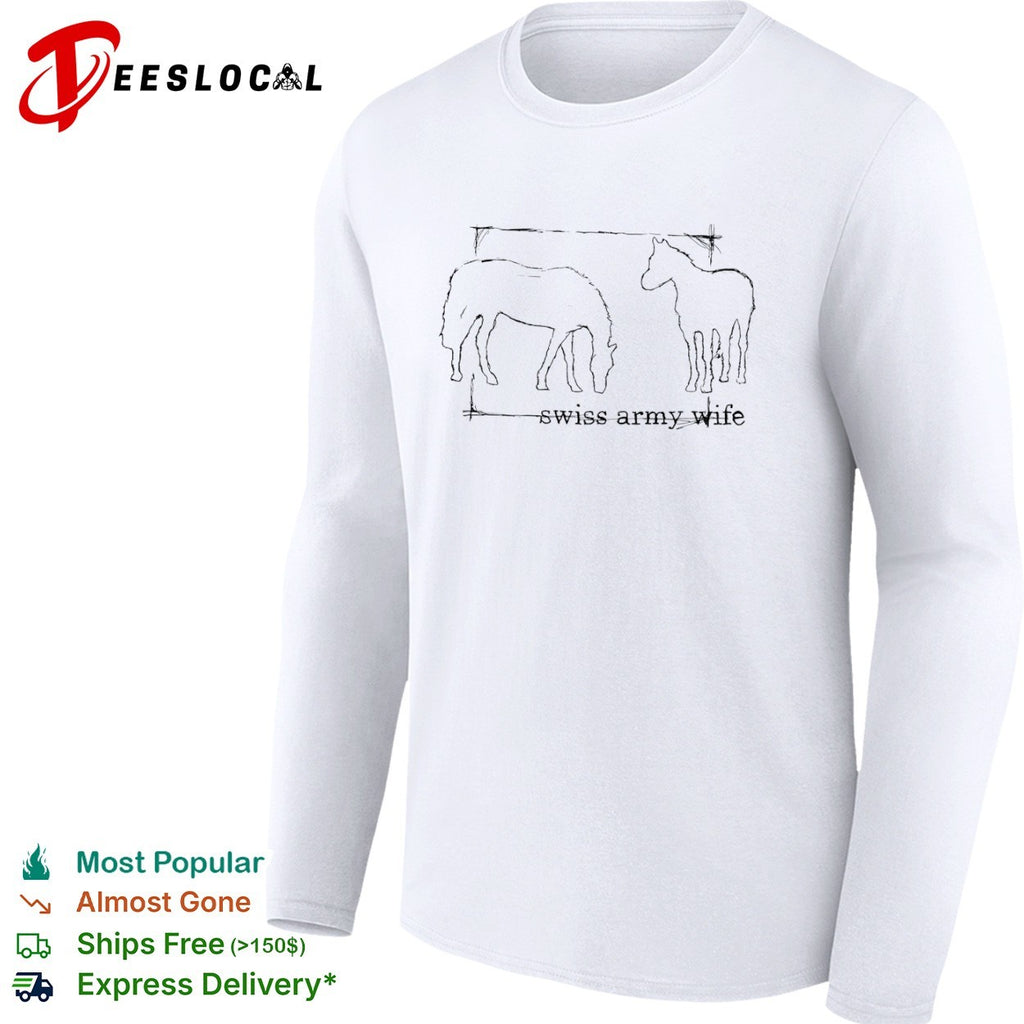 Swiss Army Wife horses shirt