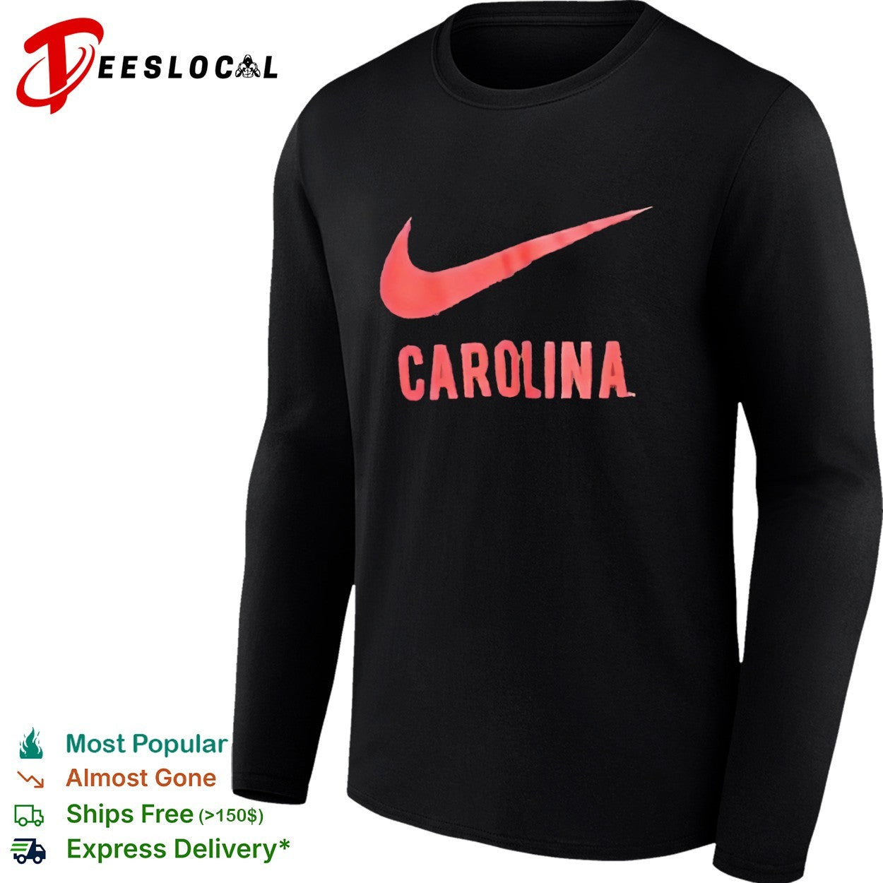 Swoosh Carolina University shirt