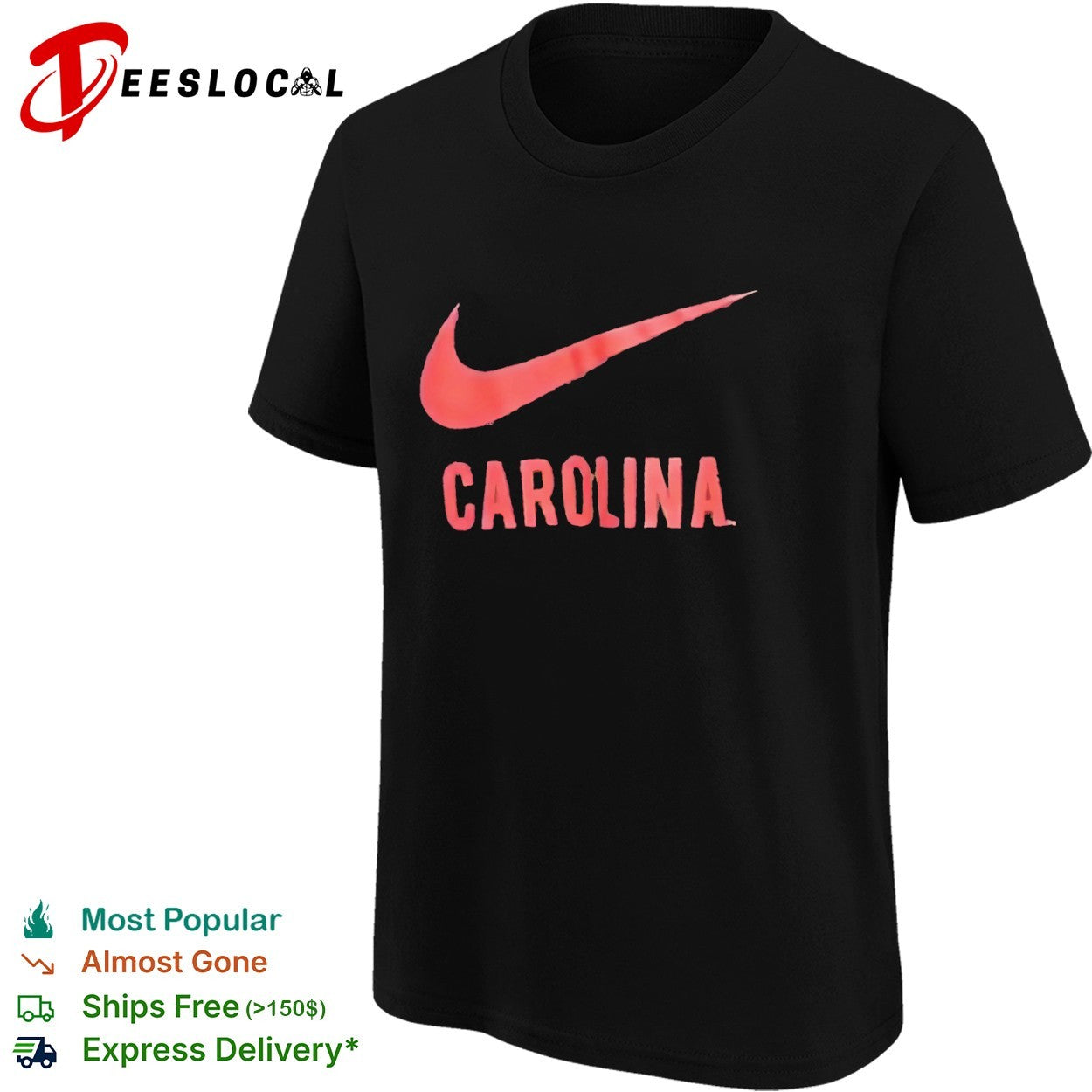 Swoosh Carolina University shirt