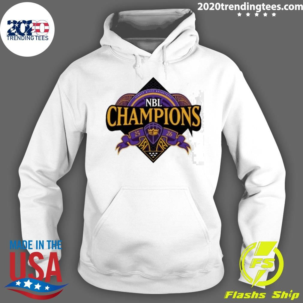 Sydney Kings 2026 NBL Champions Logo Locker Room Shirt
