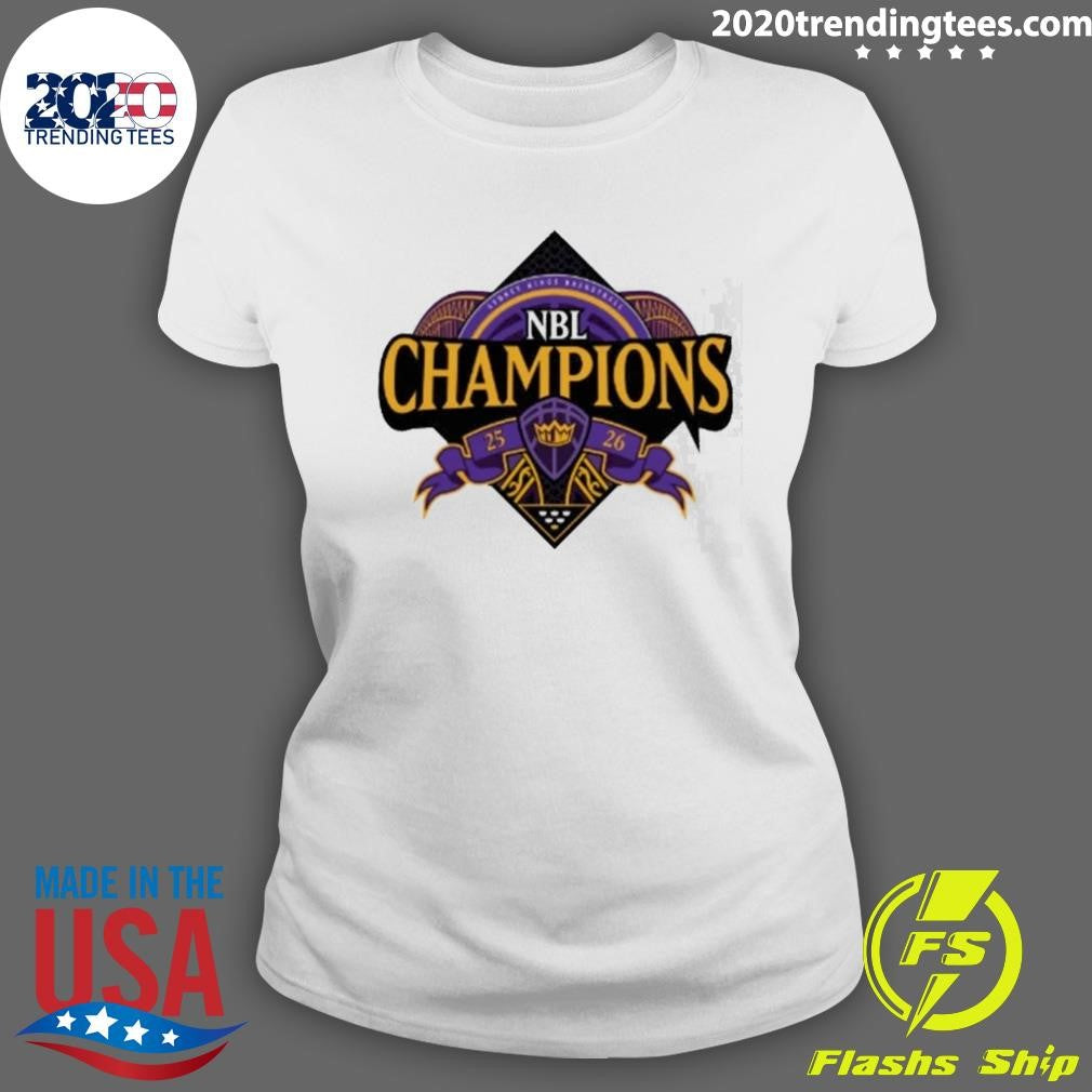 Sydney Kings 2026 NBL Champions Logo Locker Room Shirt