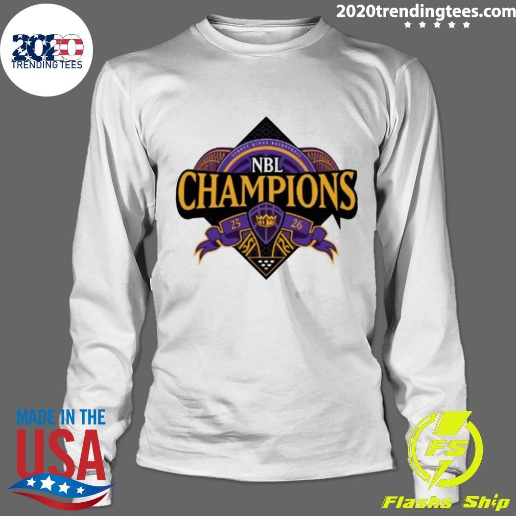Sydney Kings 2026 NBL Champions Logo Locker Room Shirt