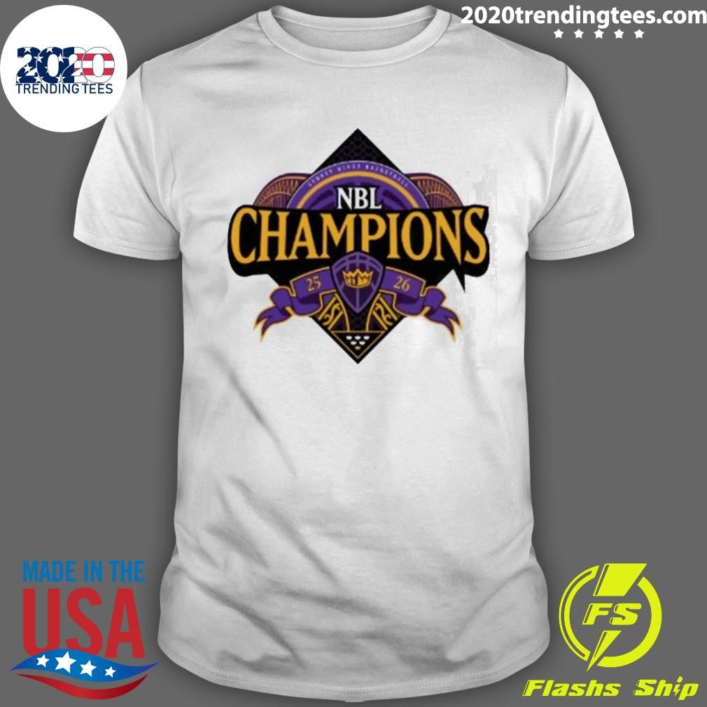 Sydney Kings 2026 NBL Champions Logo Locker Room Shirt