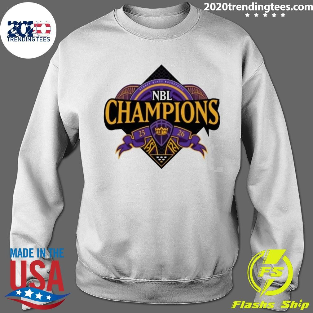 Sydney Kings 2026 NBL Champions Logo Locker Room Shirt