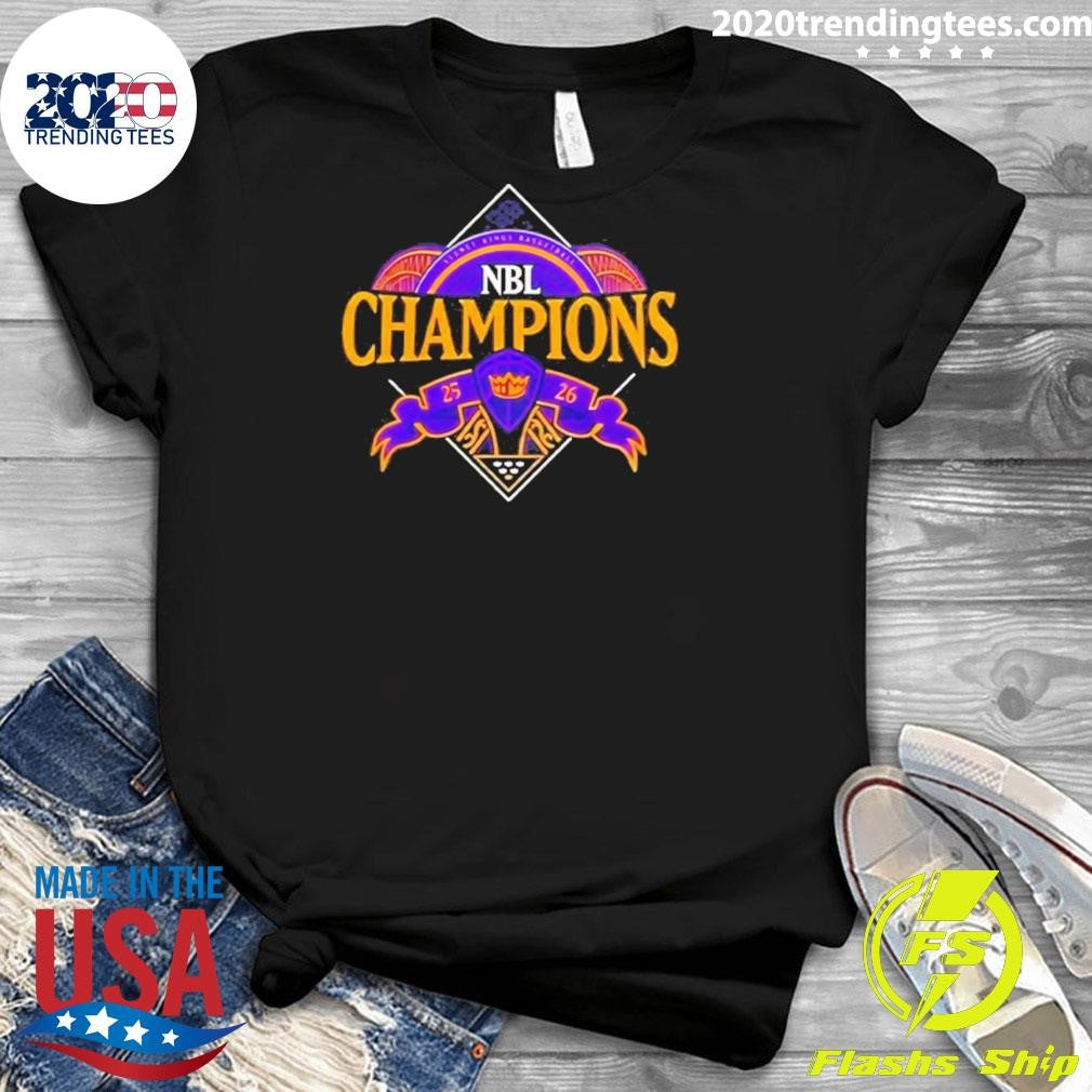 Sydney Kings 2026 Nbl Champions Graphic Shirt