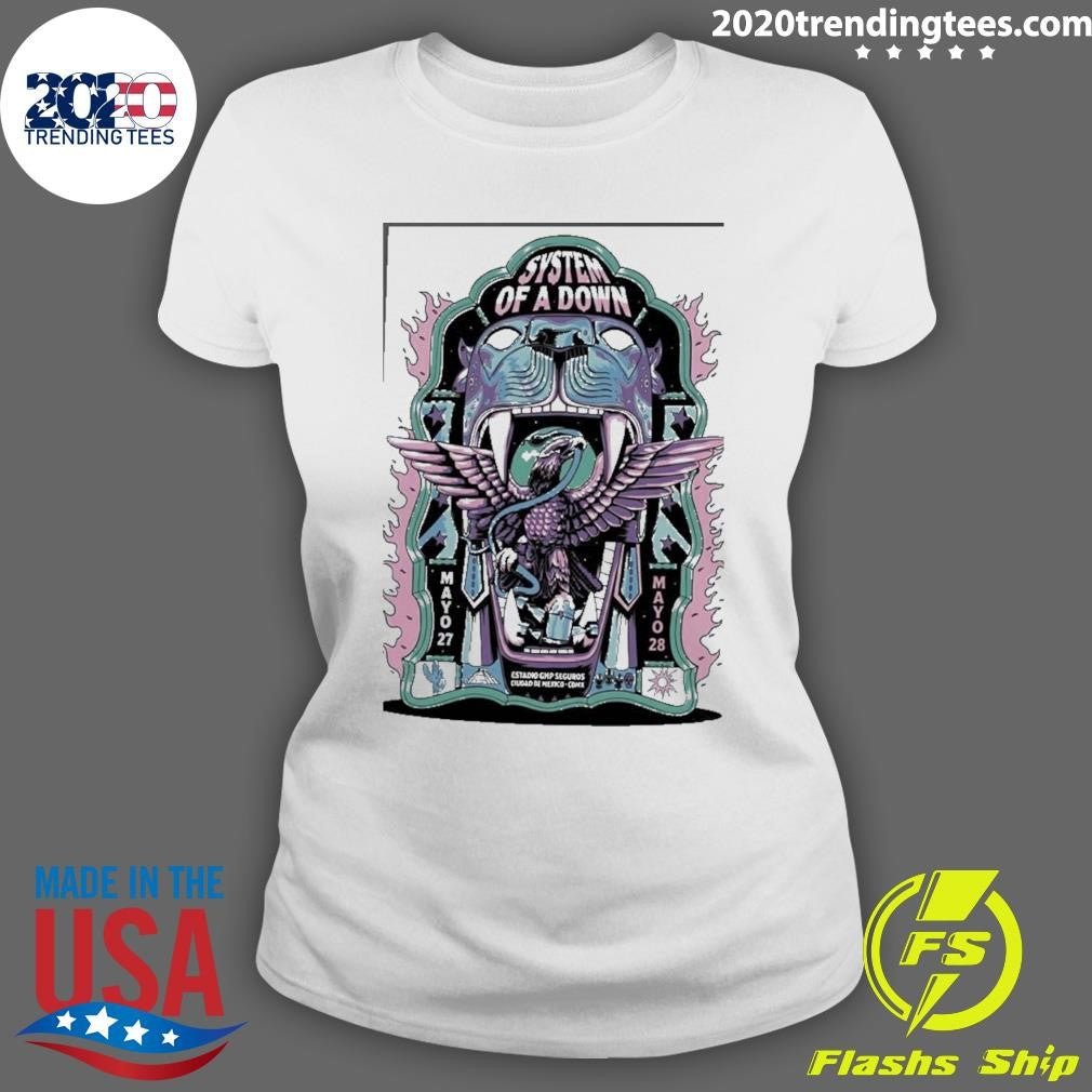 System Of A Down SOAD x Mercadorama 2026 CDMX Pop Up Shop Mexico City On May 27 28 2026 Poster Official By De Jonas Santos Home Decor Shirt