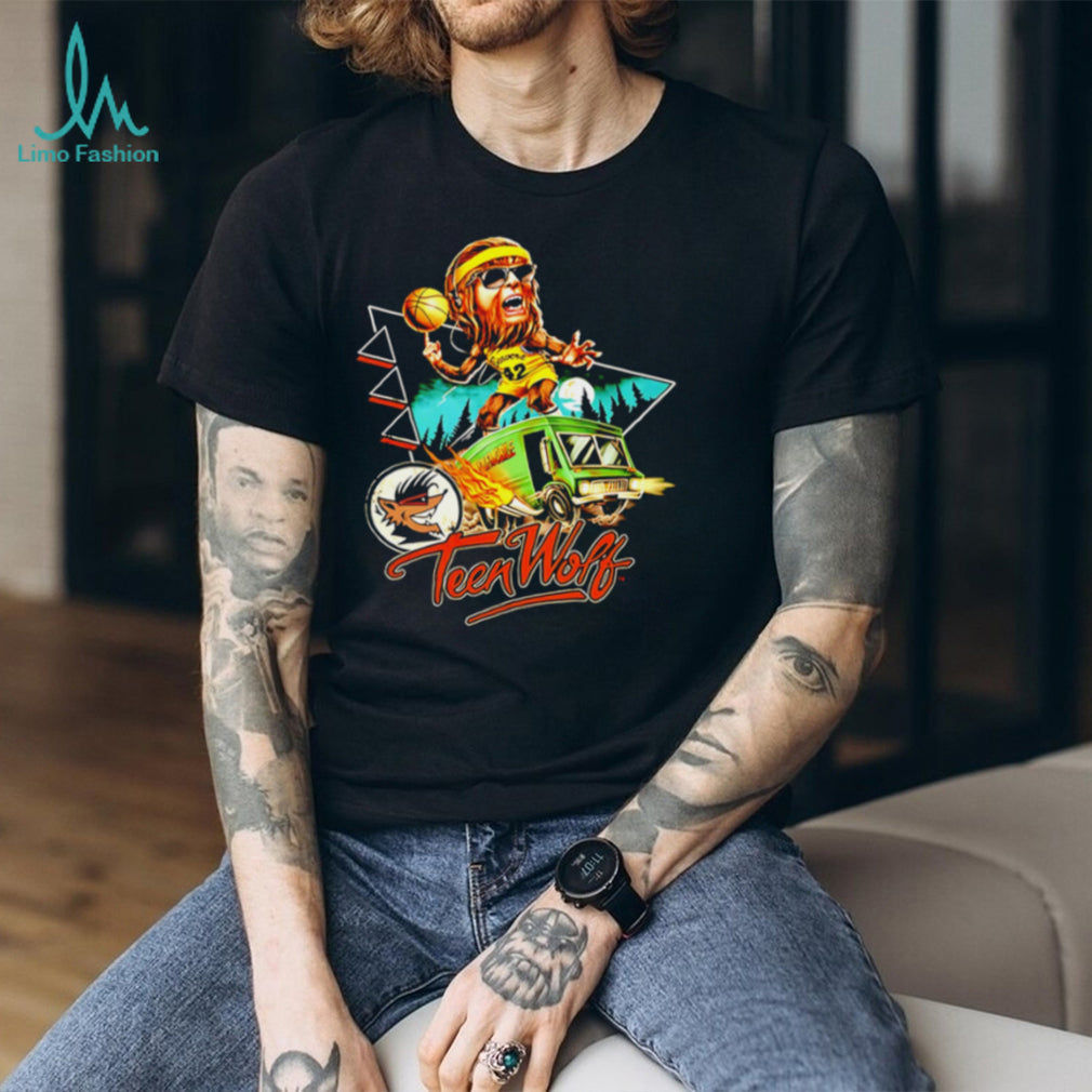 T Shirtn Wolf Basketball Cartoon Character Movie Retro T Shirt