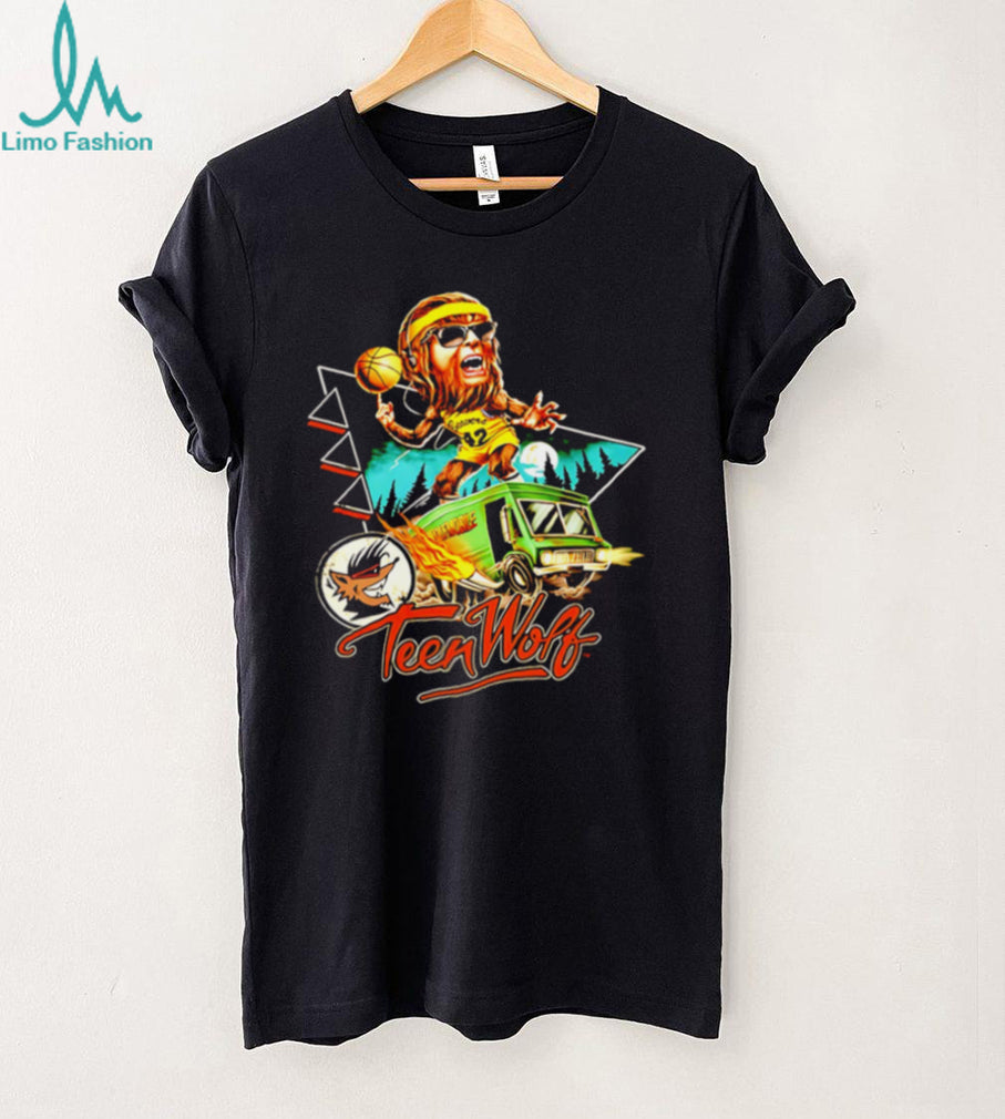 T Shirtn Wolf Basketball Cartoon Character Movie Retro T Shirt