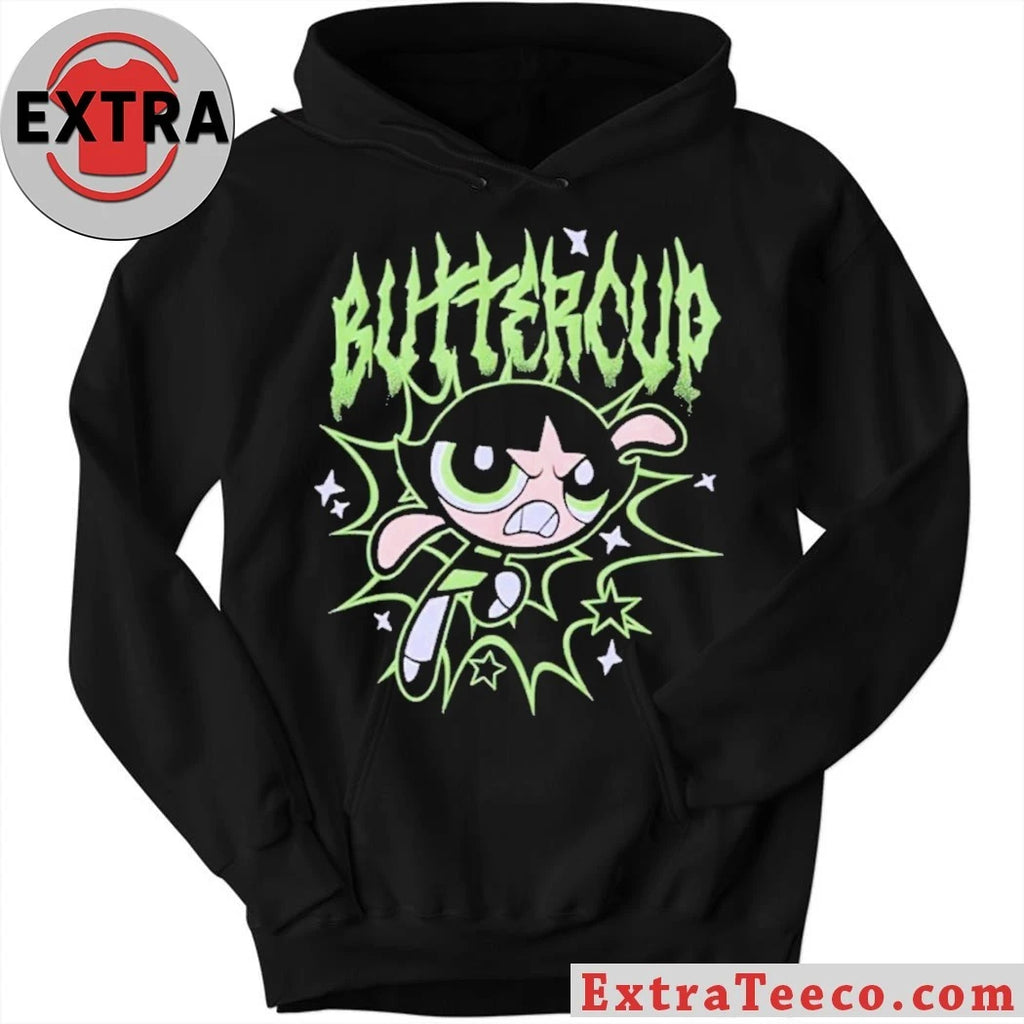 T-shirt printed with the character Buttercup from the popular animated series The Powerpuff Girls
