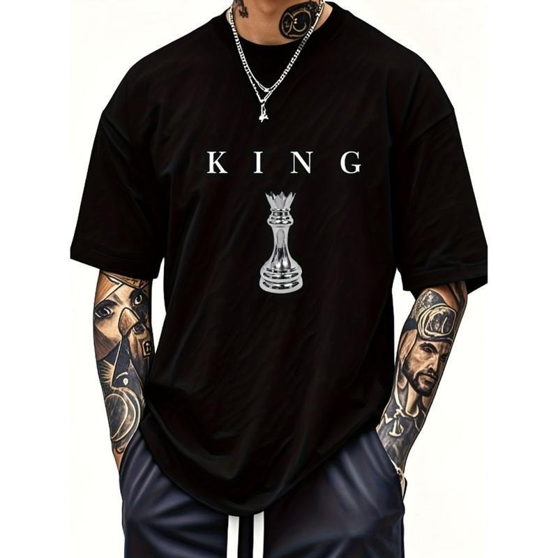 THE KING Men's 180GSM Cotton T-Shirt