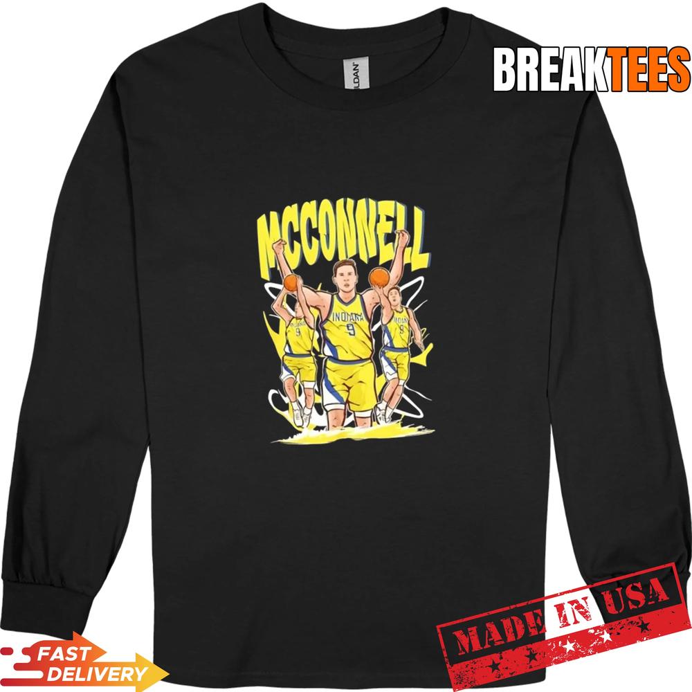TJ McConnell Indiana Pacers Basketball Cartoon graphic Shirt