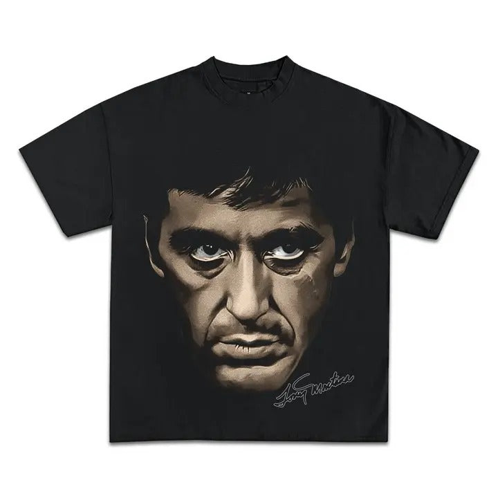 TONY MONTANA SCARFACE JUMBO GRAPHIC T-SHIRT - STREETWEAR Hoodie, Sweatshirt | PodTeesHub.com