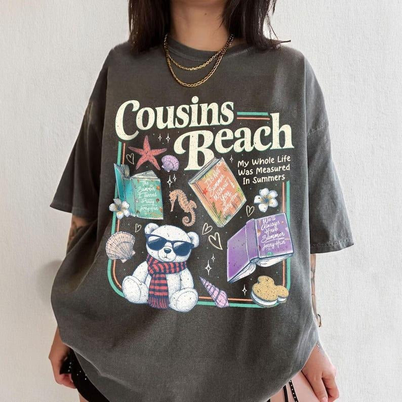 TSITP Cousins Beach Shirt Comfort Colors, We Will Always Have Summer, Team Conrad Belly Jeremiah Tee, Movie Fan Merch...