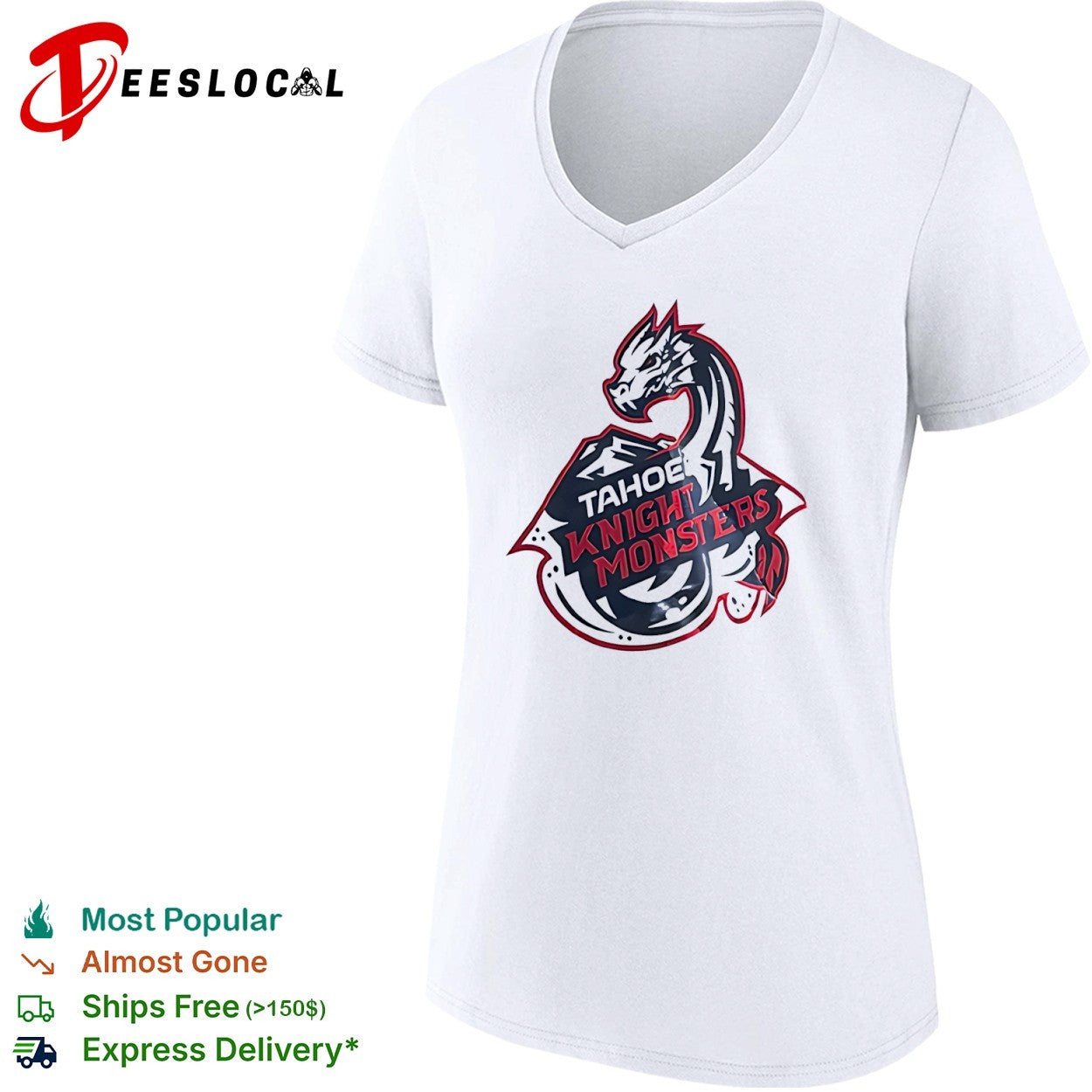 Tahoe Knight Monsters dragon logo shirt