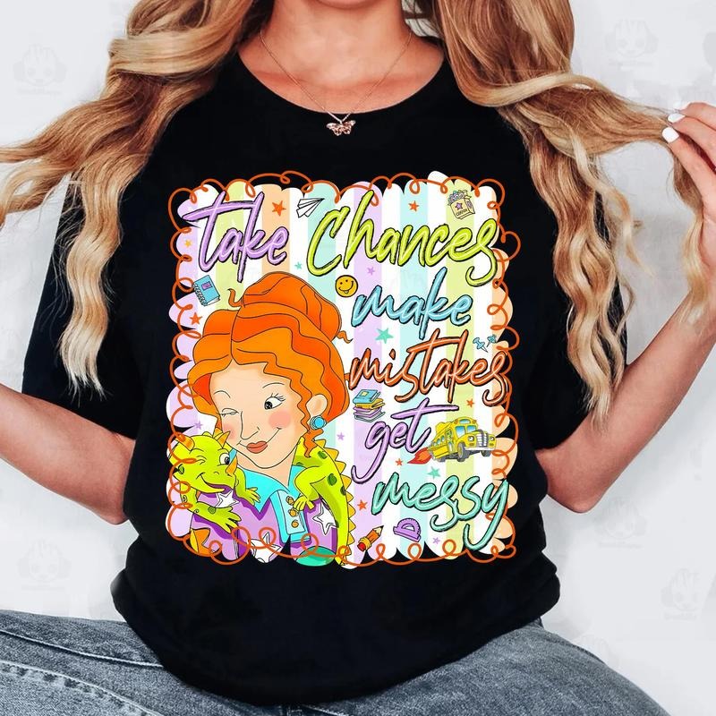 Take Chances Make Mistake Get Messy Shirt, Back To School Tee, Preppy School Teacher Shirt, Retro Teacher, Teacher Life,...