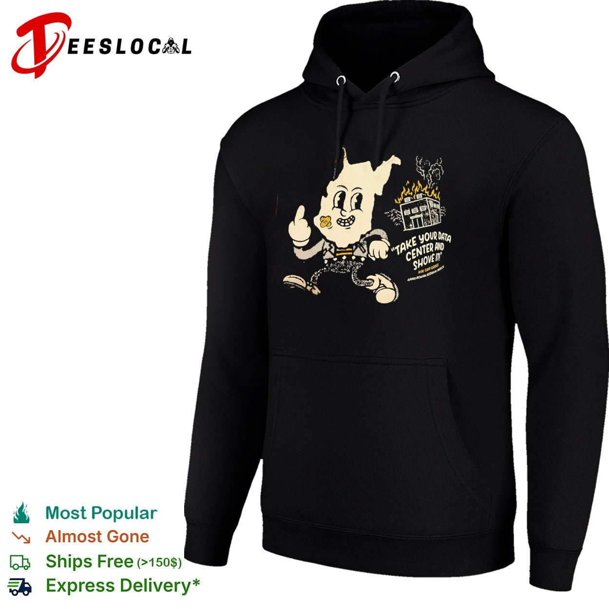 Take your data center and shove it burning building shirt