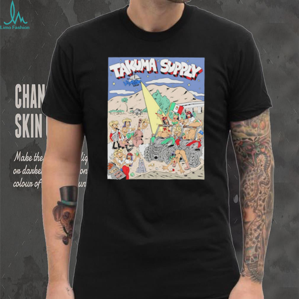 Takuma Supply Retro Desert Party Scene off road shirt