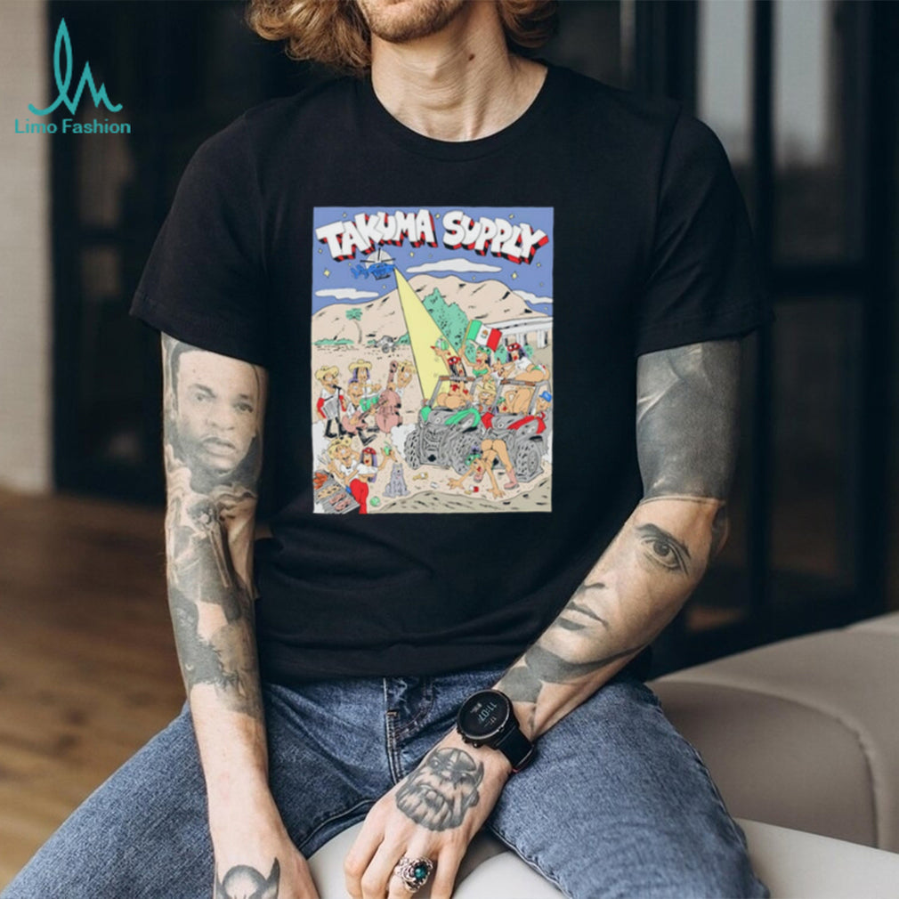 Takuma Supply Retro Desert Party Scene off road shirt