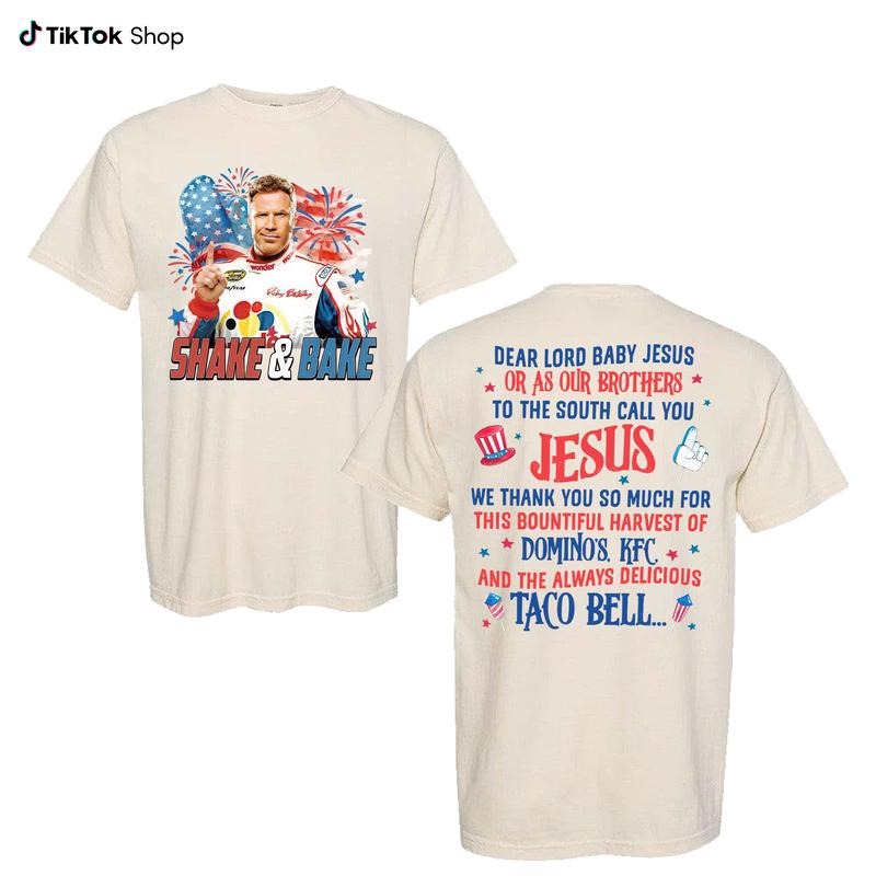 Talladega Nights The Ballad Of Ricky Bobby 4th Of July Shirt, Funny Independence Day Shirt, Ricky Bobby Talladega Nights...