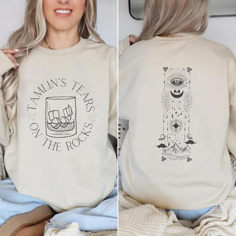 Tamlin's Tears On The Rocks Acotar Inspired Gildan Sweatshirt Womenswear Printed Sweaters T-Shirts, Hoodie | PodTeesHub.com