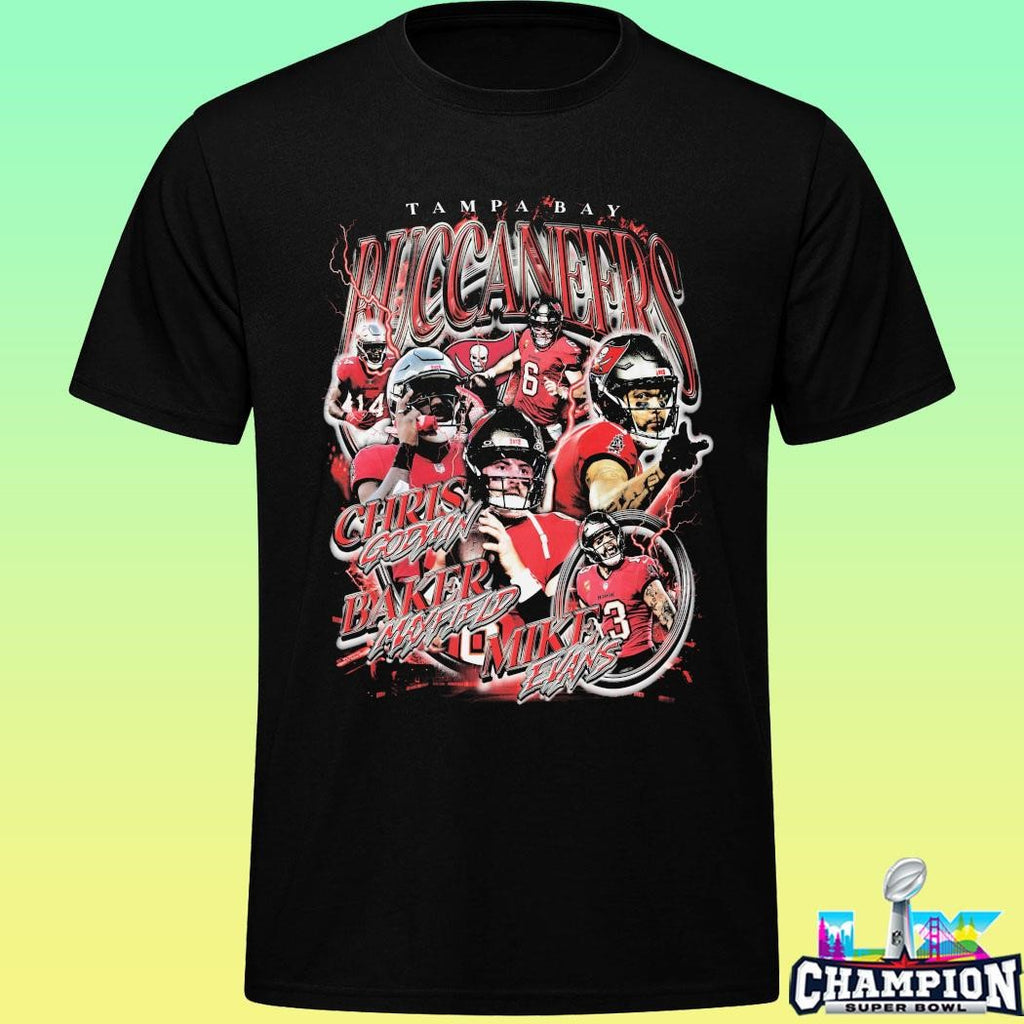Tampa Bay Buccaneers Chris Godwin Baker Mayfield Mike Evans Shirt