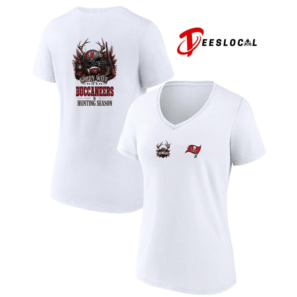 Tampa Bay Buccaneers sorry wife it’s hunting season deer shirt