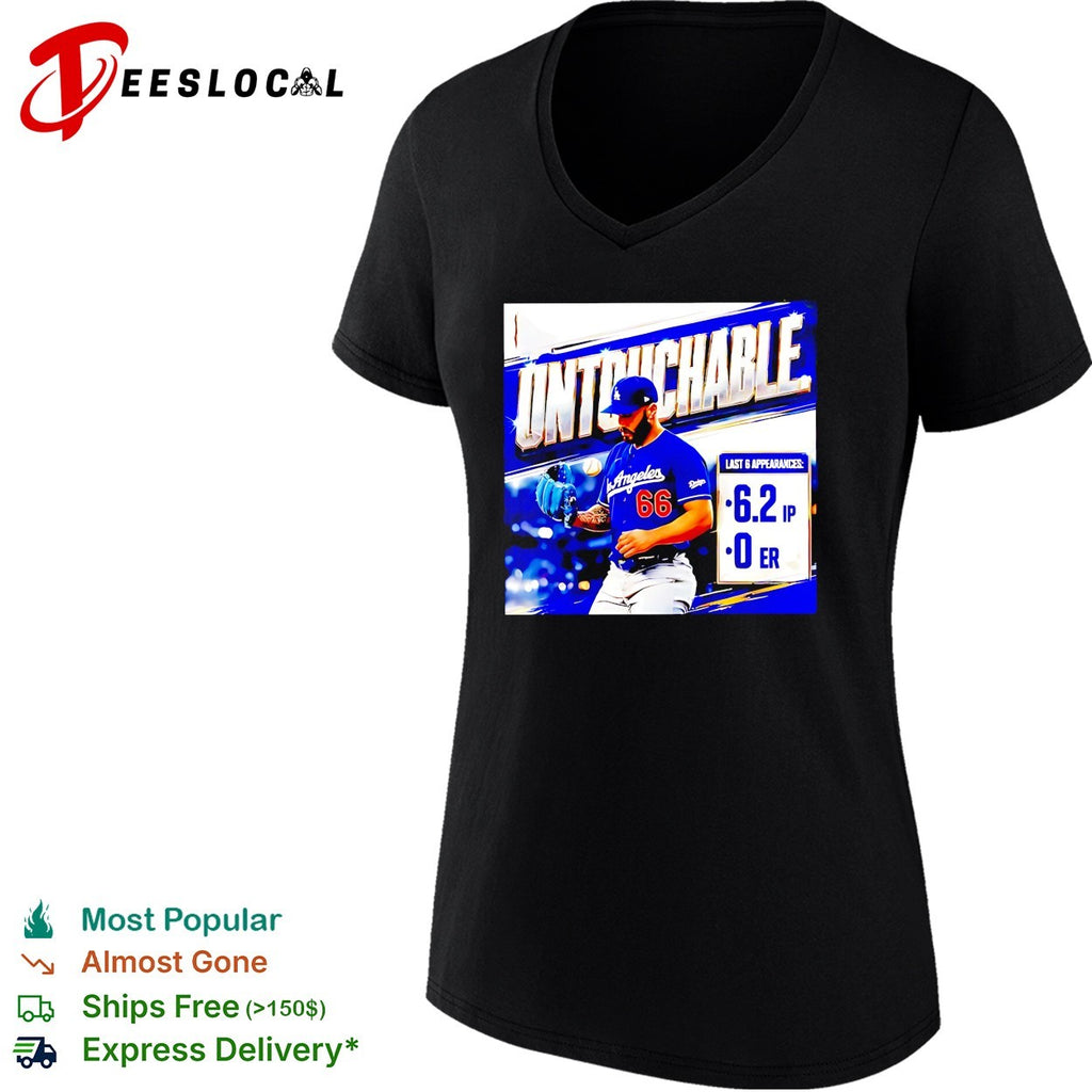 Tanner Scott the Los Angeles Dodgers untouchable reinstated 6.2IP 0ER shirt