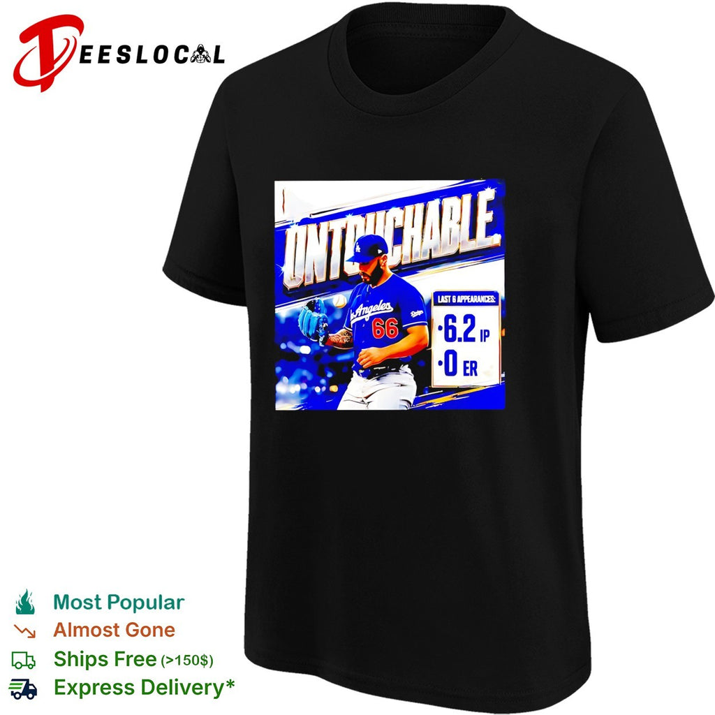 Tanner Scott the Los Angeles Dodgers untouchable reinstated 6.2IP 0ER shirt