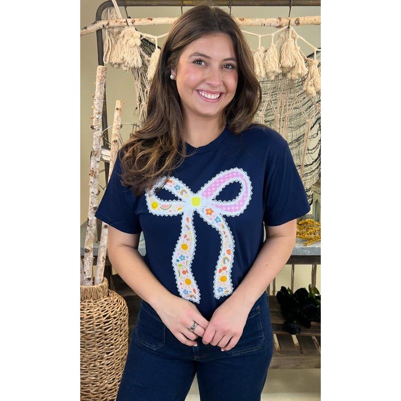 Teacher Bow Graphic Shirt Hoodie, Sweatshirt | PodTeesHub.com