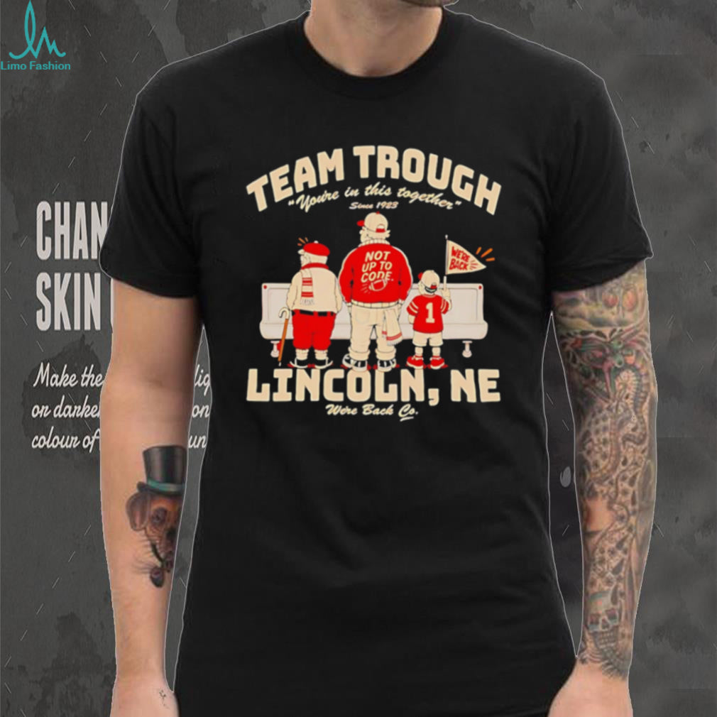 Team Trough Lincoln NE Football Vintage Fan Club T Shirt