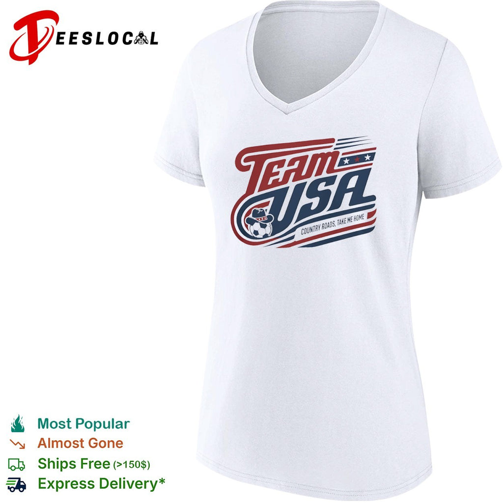 Team USA Soccer Country Roads Take Me Home 2026 World Cup shirt