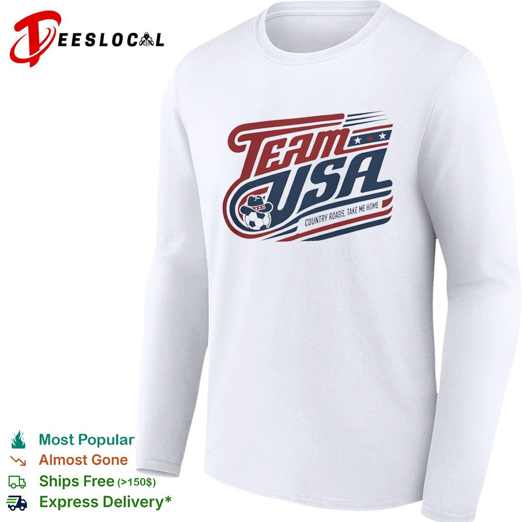 Team USA Soccer Country Roads Take Me Home 2026 World Cup shirt