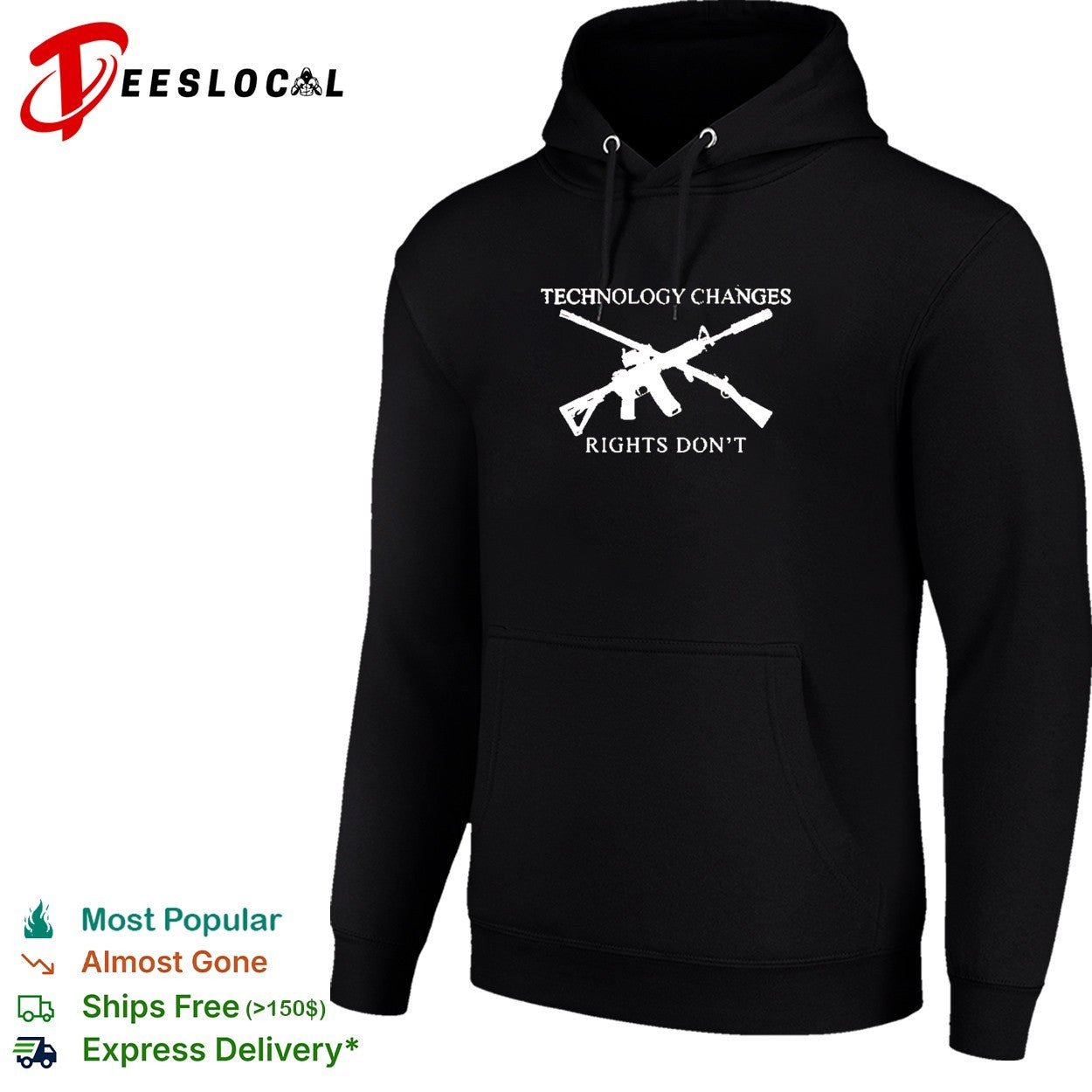 Technology changes rights don’t crossed AR 15 and musket shirt