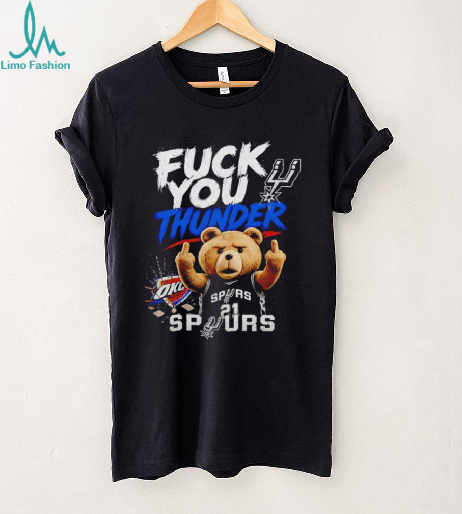 Ted Bear Funny Explicit Oklahoma City vs San Antonio Basketball T Shirt