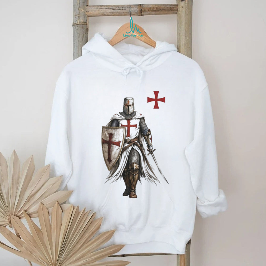 Templar Knight Crusader Cross Medieval Warrior T Shirt